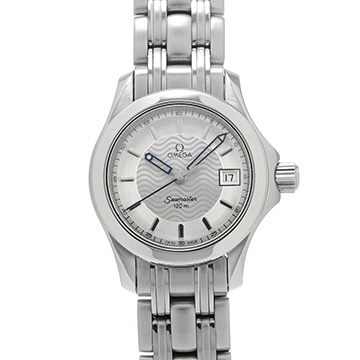 オメガ シーマスター 120 クォーツ 2581.31 シルバー レディース 時計 【中古】【wristwatch】