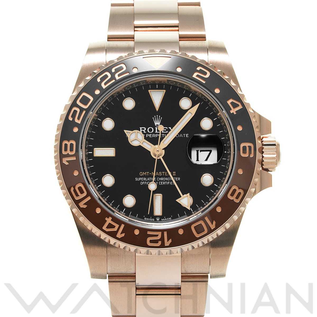 ロレックス GMTマスターII 126715CHNR ブラック メンズ 時計 【中古】【wristwatch】