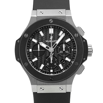 ウブロ ビッグバン スチール セラミック 301.SM.1770.RX ブラックカーボン メンズ 時計 【中古】【wristwatch】