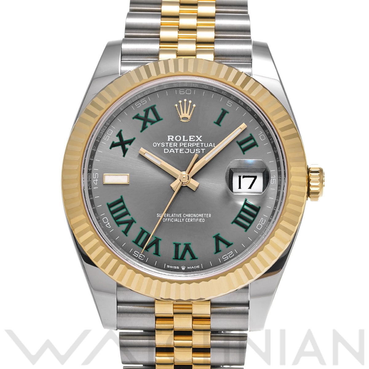 ロレックス デイトジャスト 41 126333 スレート メンズ 時計 【中古】【wristwatch】