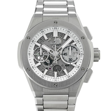 ウブロ ビッグバン インテグラル チタニウム ホワイト 451.NE.2010.NX.JPN マットホワイトスケルトン メンズ 時計 【中古】【wristwatch】