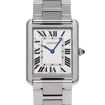 カルティエ タンク ソロ LM W5200014 シルバー ユニセックス 時計 【中古】【wristwatch】