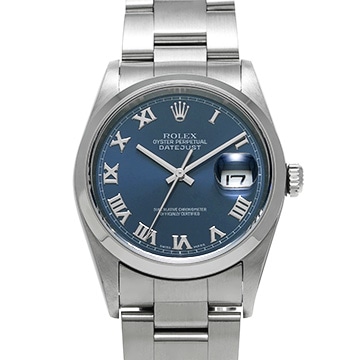 ロレックス デイトジャスト 36 16200 ブルー メンズ 時計 【中古】【wristwatch】