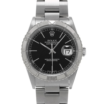 ロレックス デイトジャスト サンダーバード 16264 ブラック メンズ 時計 【中古】【wristwatch】