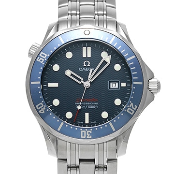 オメガ シーマスター 300 クォーツ 2221.80 ブルー メンズ 時計 【中古】【wristwatch】