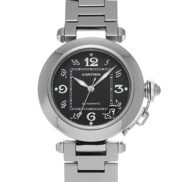 カルティエ パシャC W31043M7 ブラック ユニセックス 時計 【中古】【wristwatch】