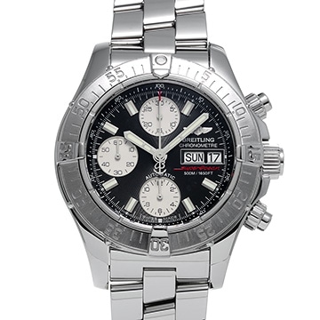 ブライトリング クロノ スーパーオーシャン A111B00PRS ブラック/シルバー メンズ 時計 【中古】【wristwatch】