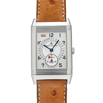 ジャガー ルクルト レベルソ デイデイト Q273842A シルバー メンズ 時計 【中古】【wristwatch】