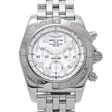 ブライトリング クロノマット 44 A011A90PA ホワイト メンズ 時計 【中古】【wristwatch】