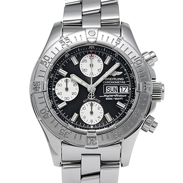 ブライトリング クロノ スーパーオーシャン A1334011/B683 ブラック/シルバー メンズ 時計 【中古】【wristwatch】