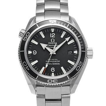 オメガ シーマスター プラネットオーシャン 600 コーアクシャル 2201.50 ブラック メンズ 時計 【中古】【wristwatch】