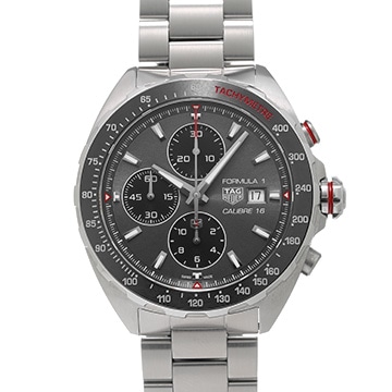 タグ ホイヤー フォーミュラ1 キャリバー16 クロノグラフ CAZ2012.BA0876 グレー/ブラック メンズ 時計 【中古】【wristwatch】