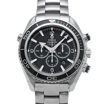 オメガ シーマスター プラネットオーシャン 600 コーアクシャル クロノグラフ 2210.50 ブラック メンズ 時計 【中古】【wristwatch】