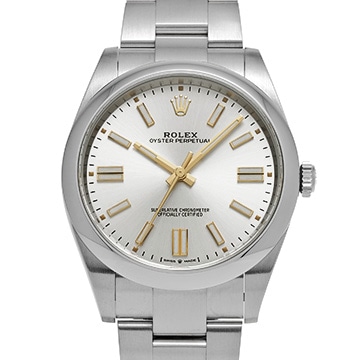 ロレックス オイスターパーペチュアル 41 124300 シルバー メンズ 時計 【中古】【wristwatch】