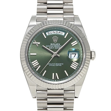 ロレックス デイデイト 40 228239 オリーブグリーン メンズ 時計 【中古】【wristwatch】