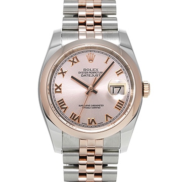 ロレックス デイトジャスト 36 116201 ピンク メンズ 時計 【中古】【wristwatch】