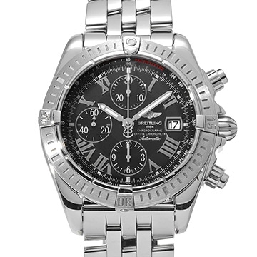ブライトリング クロノマット エボリューション A156B98PA ブラック メンズ 時計 【中古】【wristwatch】