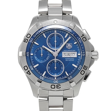 タグ ホイヤー アクアレーサー キャリバー16 クロノグラフ CAF2012.BA0815 ブルー メンズ 時計 【中古】【wristwatch】