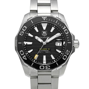 タグ ホイヤー アクアレーサー キャリバー5 WAY211A.BA0928 ブラック メンズ 時計 【中古】【wristwatch】