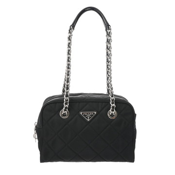 プラダ 2WAY チェーン ハンドバッグ ブラック 1BB072 ナイロン レディース バッグ 【中古】【bag】