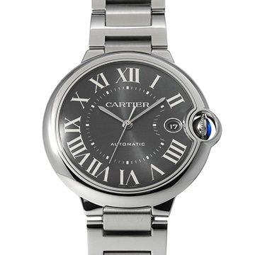 カルティエ バロンブルー ドゥ カルティエ 40mm WSBB0060 ダークグレー メンズ 時計 【中古】【wristwatch】
