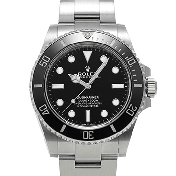 ロレックス サブマリーナ 124060 ブラック メンズ 時計 【中古】【wristwatch】