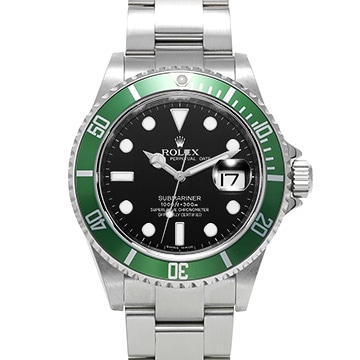 ロレックス サブマリーナ デイト 16610LV ブラック メンズ 時計 【中古】【wristwatch】