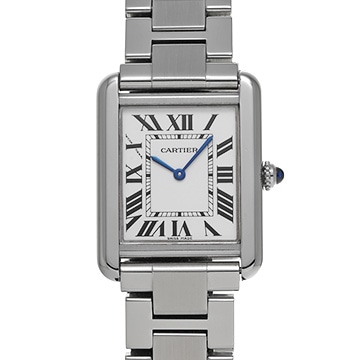 カルティエ タンク ソロ SM W5200013 シルバー レディース 時計 【中古】【wristwatch】