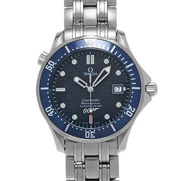 オメガ シーマスター プロフェッショナル 300 ジェームズ・ボンド 007 40th 2537.80 ブルー メンズ 時計 【中古】【wristwatch】