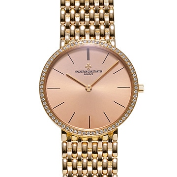 ヴァシュロン コンスタンタン エッセンシャル 33593/454J-2 ピンク ユニセックス 時計 【中古】【wristwatch】