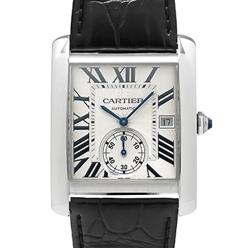 カルティエ タンク MC W5330003 シルバー メンズ 時計 【中古】【wristwatch】