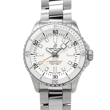 ブライトリング スーパーオーシャン オートマチック 36 A17377211A1A1 ホワイト メンズ 時計 【中古】【wristwatch】
