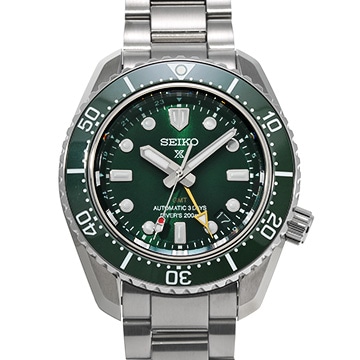 セイコー プロスペックス ダイバースキューバ 1968 メカニカルダイバーズ 現代デザイン GMT SBEJ009 グリーン メンズ 時計 【中古】【wristwatch】