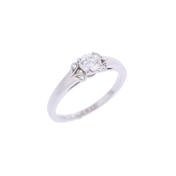 カルティエ バレリーナリング #52 シルバー N4197852 Pt950プラチナ レディース ジュエリー 【中古】【jewelry】