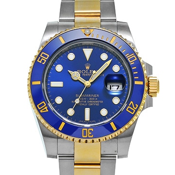 ロレックス サブマリーナ デイト 116613LB ブルー メンズ 時計 【中古】【wristwatch】