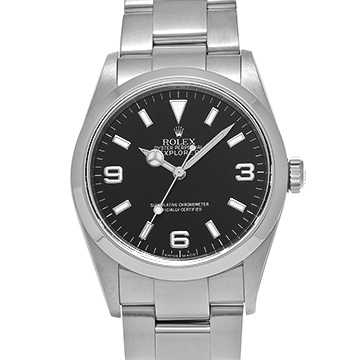 ロレックス エクスプローラー 114270 ブラック メンズ 時計 【中古】【wristwatch】