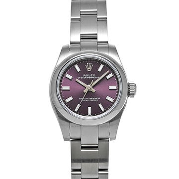 ロレックス オイスターパーペチュアル 26 176200 レッドグレープ レディース 時計 【中古】【wristwatch】