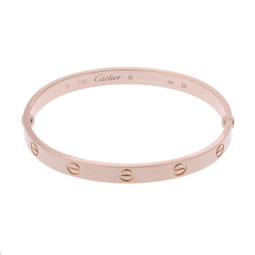 カルティエ ラブブレスレット #18 ゴールド K18ピンクゴールド PG レディース ジュエリー 【中古】【jewelry】