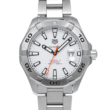 タグ ホイヤー アクアレーサー キャリバー5 WAY2013.BA0927 ホワイト メンズ 時計 【中古】【wristwatch】