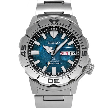 セイコー プロスペックス モンスター ダイバースキューバ SBDY115 ブルー メンズ 時計 【中古】【wristwatch】