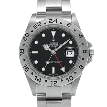 ロレックス エクスプローラーII 16570 ブラック メンズ 時計 【中古】【wristwatch】