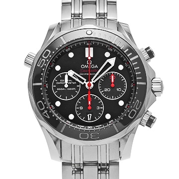 オメガ シーマスター ダイバー300 コーアクシャル クロノグラフ 212.30.44.50.01.001 ブラック メンズ 時計 【中古】【wristwatch】