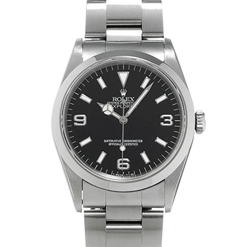 ロレックス エクスプローラー 14270 ブラック メンズ 時計 【中古】【wristwatch】