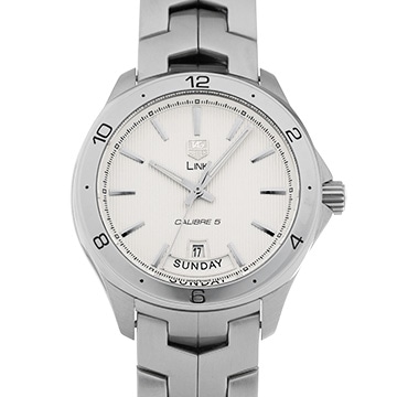 タグ ホイヤー リンク キャリバー5 デイデイト WAT2011.BA0951 シルバー メンズ 時計 【中古】【wristwatch】