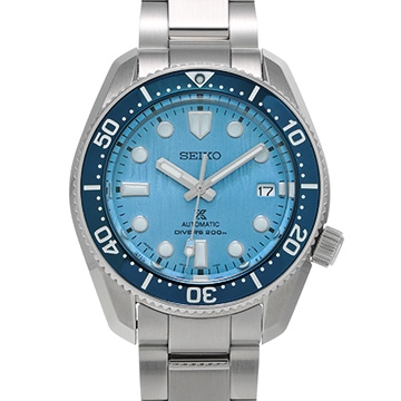 セイコー プロスペックス ダイバー スキューバ 1968 メカニカルダイバーズ セイブ ザ オ-シャン SBDC167 ライトブルー メンズ 時計 【中古】【wristwatch】