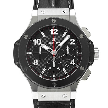 ウブロ ビッグバン スチール セラミック 301.SB.131.RX ブラックカーボン メンズ 時計 【中古】【wristwatch】