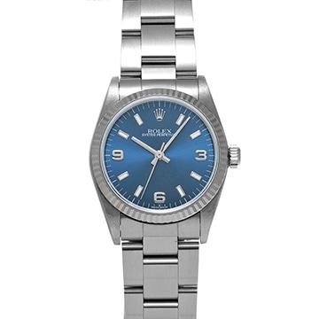 ロレックス オイスターパーペチュアル 77014 ブルー ユニセックス 時計 【中古】【wristwatch】