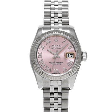 ロレックス デイトジャスト 179174 ピンク レディース 時計 【中古】【wristwatch】