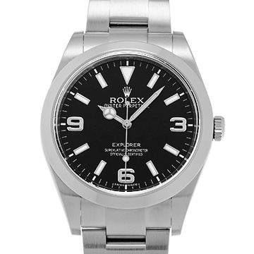 ロレックス エクスプローラー 214270 ブラック メンズ 時計 【中古】【wristwatch】