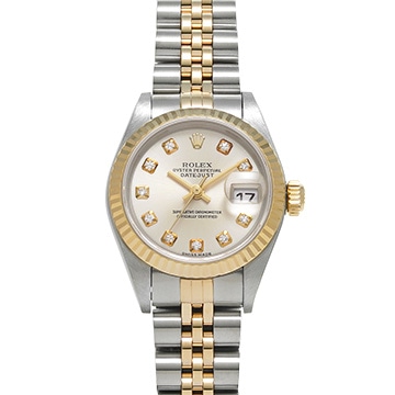 ロレックス デイトジャスト 79173G シルバー/ダイヤモンド レディース 時計 【中古】【wristwatch】